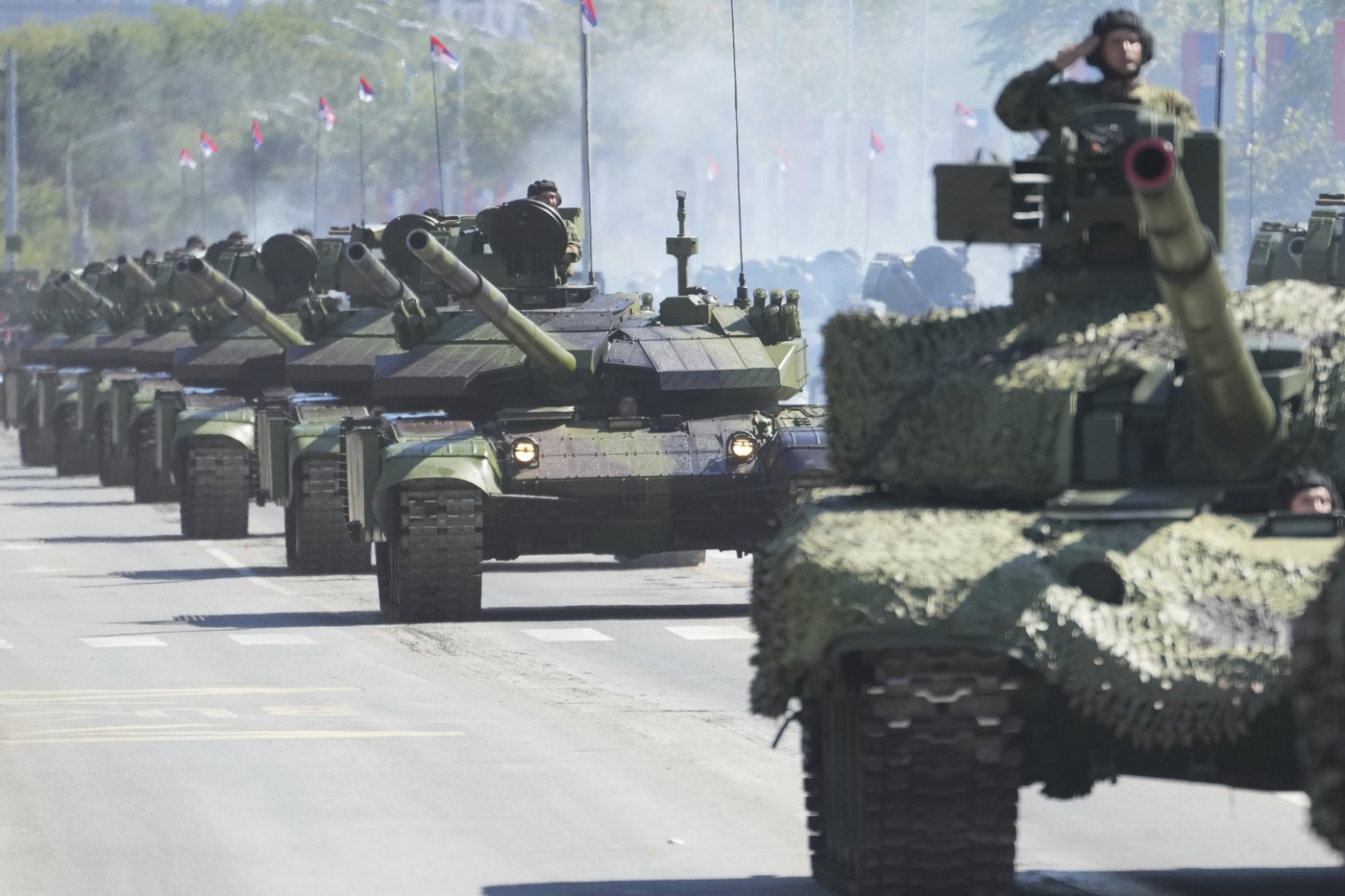 Serbia stages a large military parade to showcase tanks, jets and missile systems | iNFOnews.ca Serbia stages a large military parade to showcase tanks, jets and missile systems | iNFOnews.ca