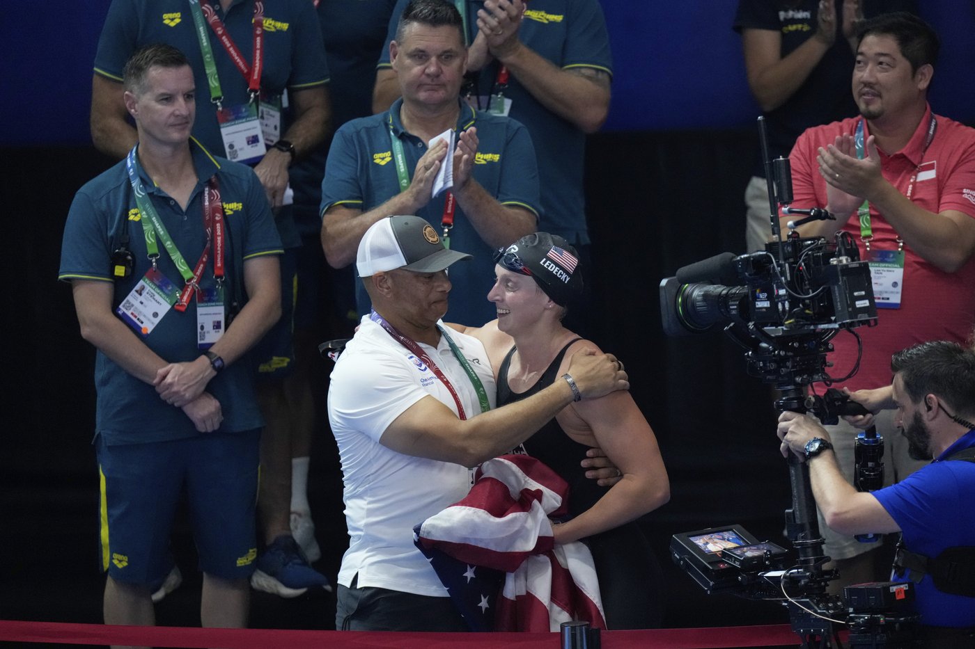 Katie Ledecky remains unbeatable in the 1,500 freestyle taking the title again at the worlds | iNFOnews.ca Katie Ledecky remains unbeatable in the 1,500 freestyle taking the title again at the worlds | iNFOnews.ca