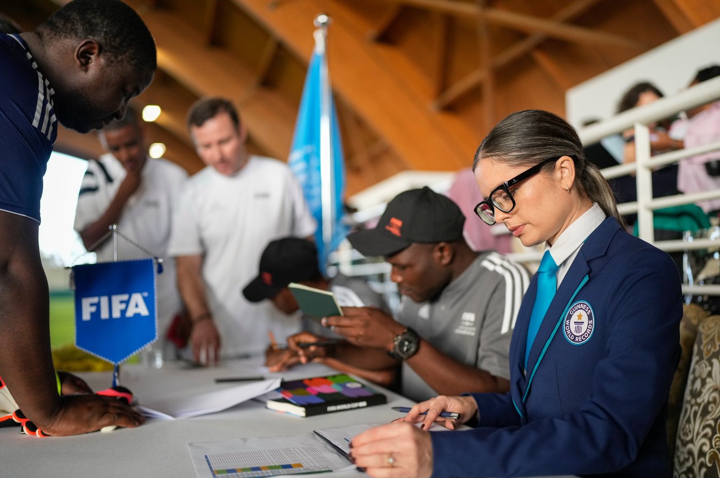 FIFA co-workers break Guinness World Record for most multinational soccer game | iNFOnews.ca FIFA co-workers break Guinness World Record for most multinational soccer game | iNFOnews.ca