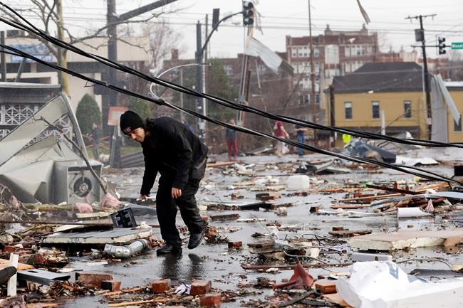 Tornado narrowly misses Canadian country star Brett Kissel's home in Nashville | iNFOnews.ca CP1954694516