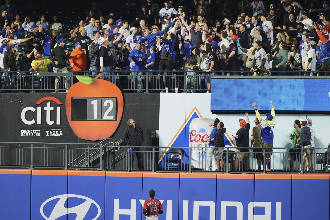 Mets hit 3 homers off E-Rod and play dazzling defense in 8-3 win over Diamondbacks | iNFOnews.ca