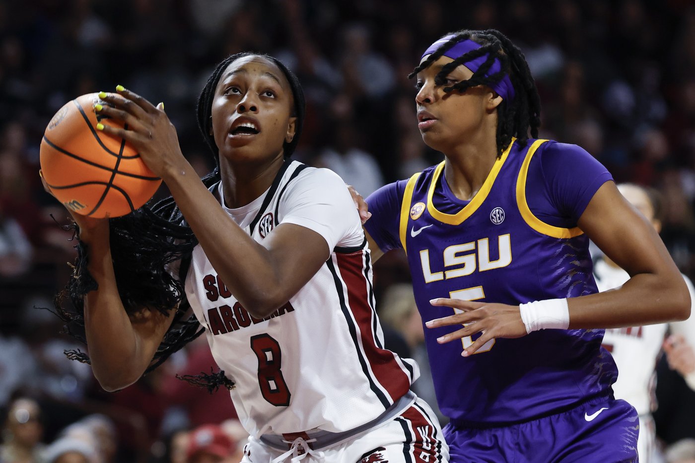 Edwards, Feagin lead No. 2 South Carolina to 66-56 victory over No. 5 LSU for Tigers' 1st loss | iNFOnews.ca Edwards, Feagin lead No. 2 South Carolina to 66-56 victory over No. 5 LSU for Tigers' 1st loss | iNFOnews.ca
