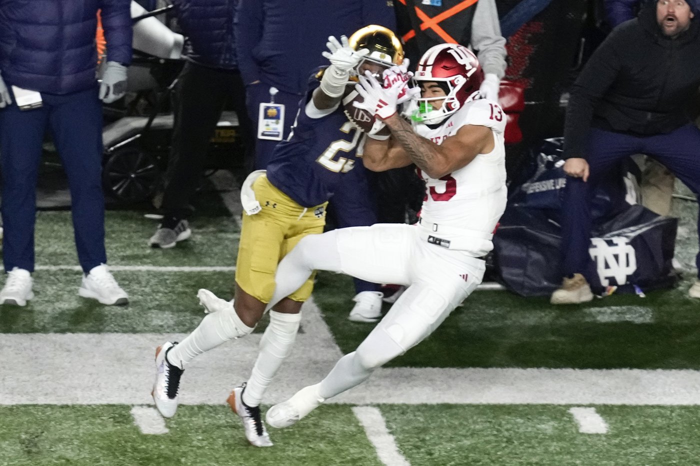 Indiana's high-flying offense grounded by aggressive Notre Dame defense | iNFOnews.ca