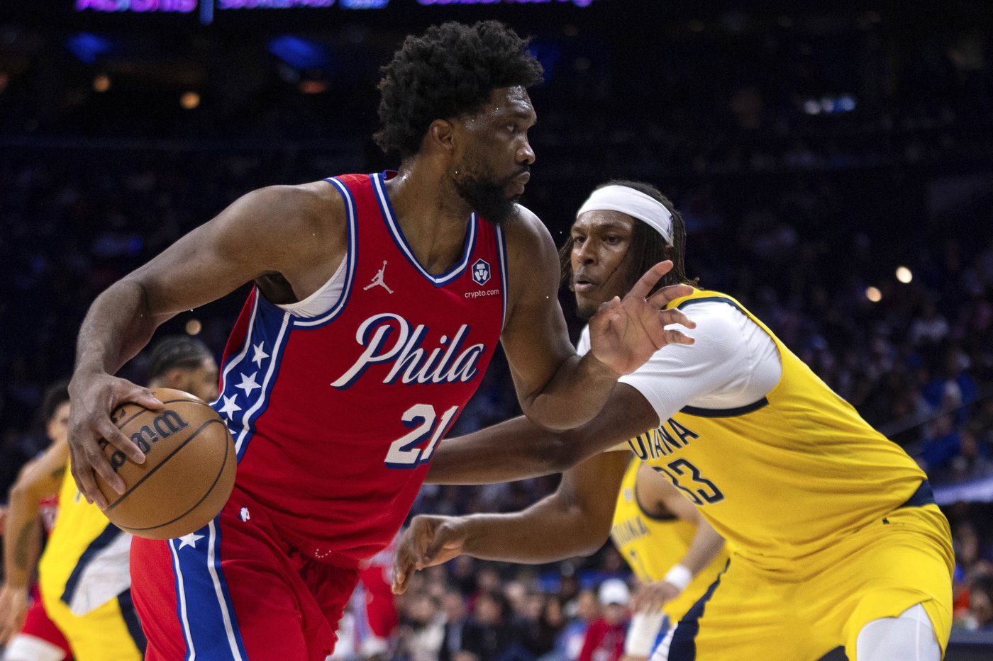 Joel Embiid sustains sinus fracture fighting for rebound, misses 2nd half of 76ers' loss to Pacers | iNFOnews.ca Joel Embiid sustains sinus fracture fighting for rebound, misses 2nd half of 76ers' loss to Pacers | iNFOnews.ca