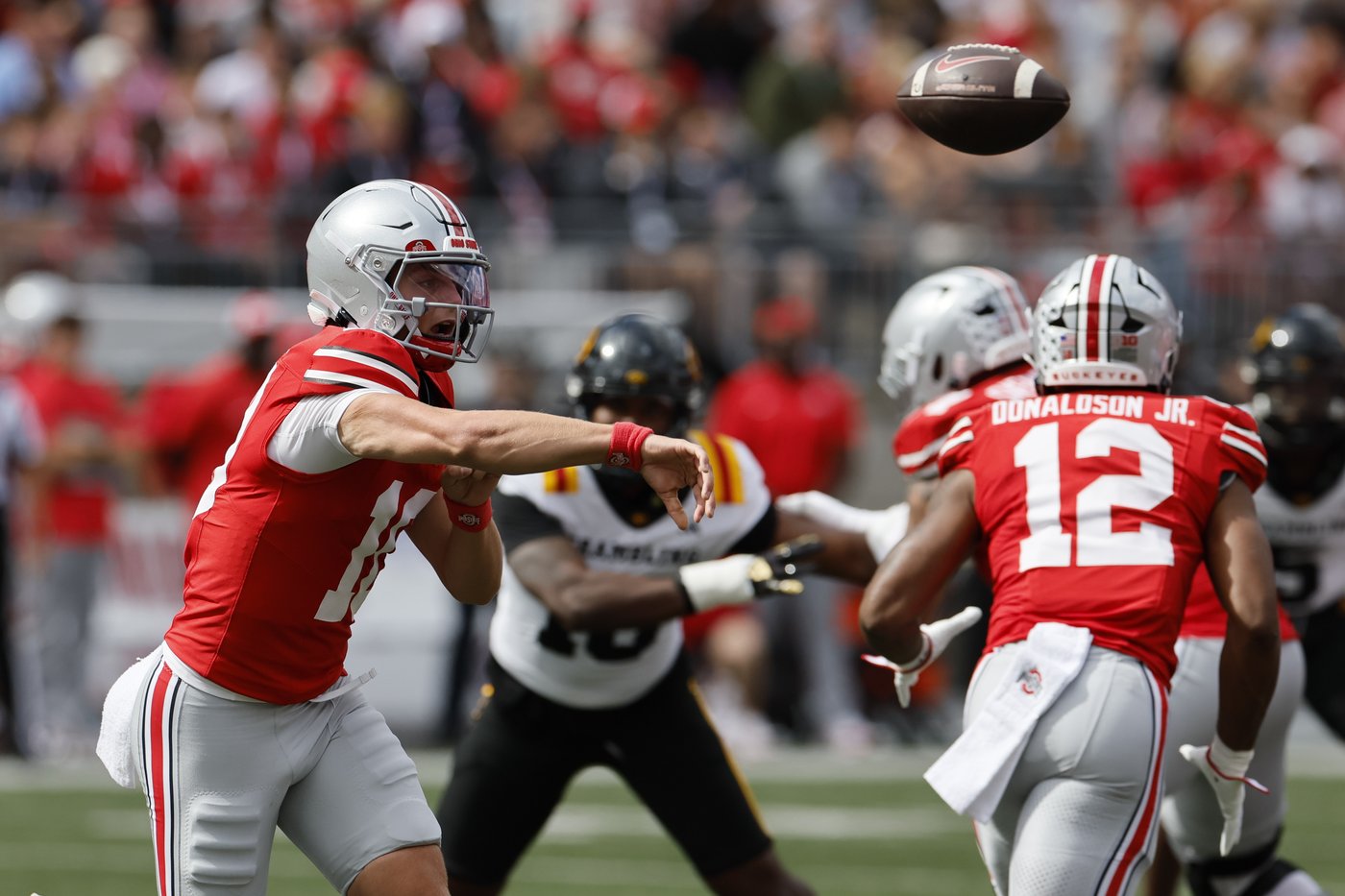 Julian Sayin sets completions mark and No. 1 Ohio State rolls past Grambling State | iNFOnews.ca Julian Sayin sets completions mark and No. 1 Ohio State rolls past Grambling State | iNFOnews.ca