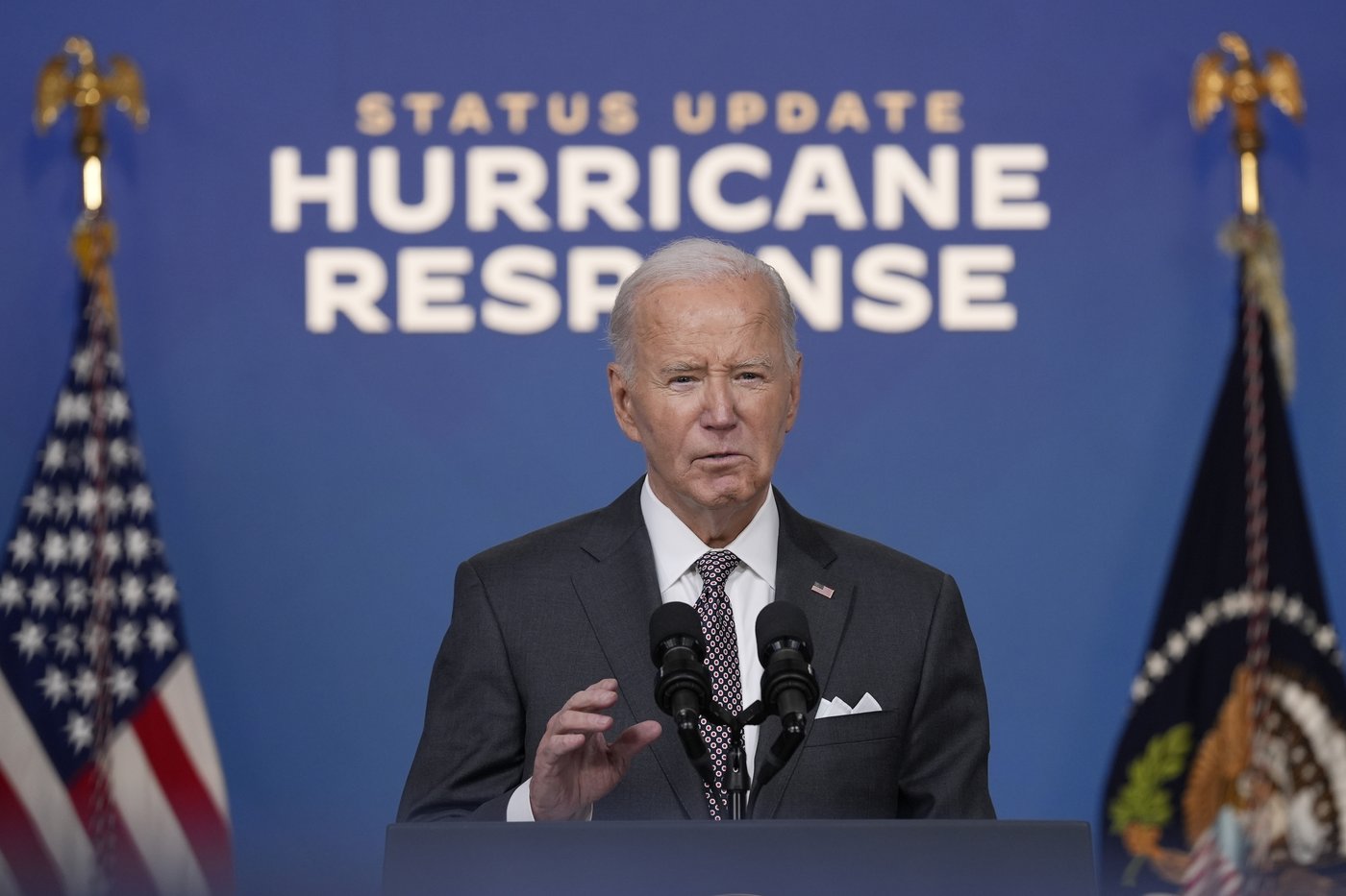 Biden tells Trump to 'get a life, man' and stop storm misinformation | iNFOnews.ca