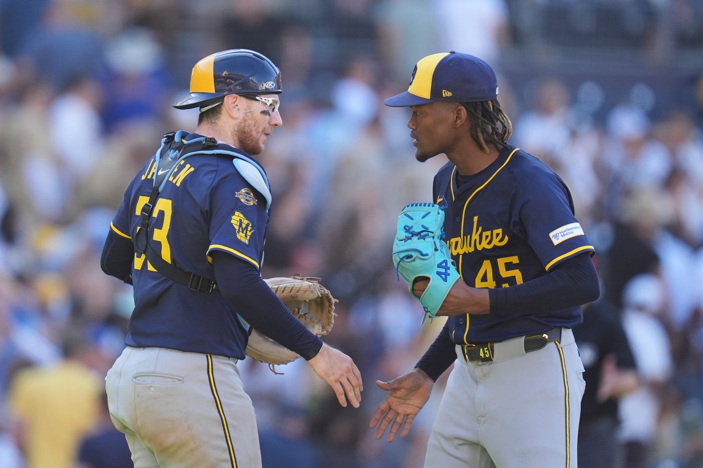 Chourio, Mears help the Brewers beat the Padres 3-1 to avoid a 3-game sweep | iNFOnews.ca Chourio, Mears help the Brewers beat the Padres 3-1 to avoid a 3-game sweep | iNFOnews.ca