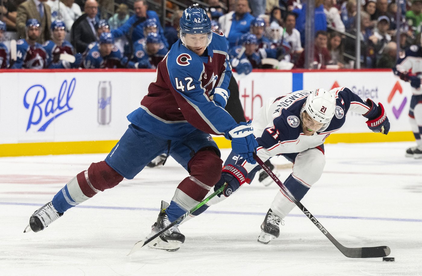 Marchenko, Chinakhov and Monahan each have 3 points as Blue Jackets beat Avalanche 6-4 | iNFOnews.ca