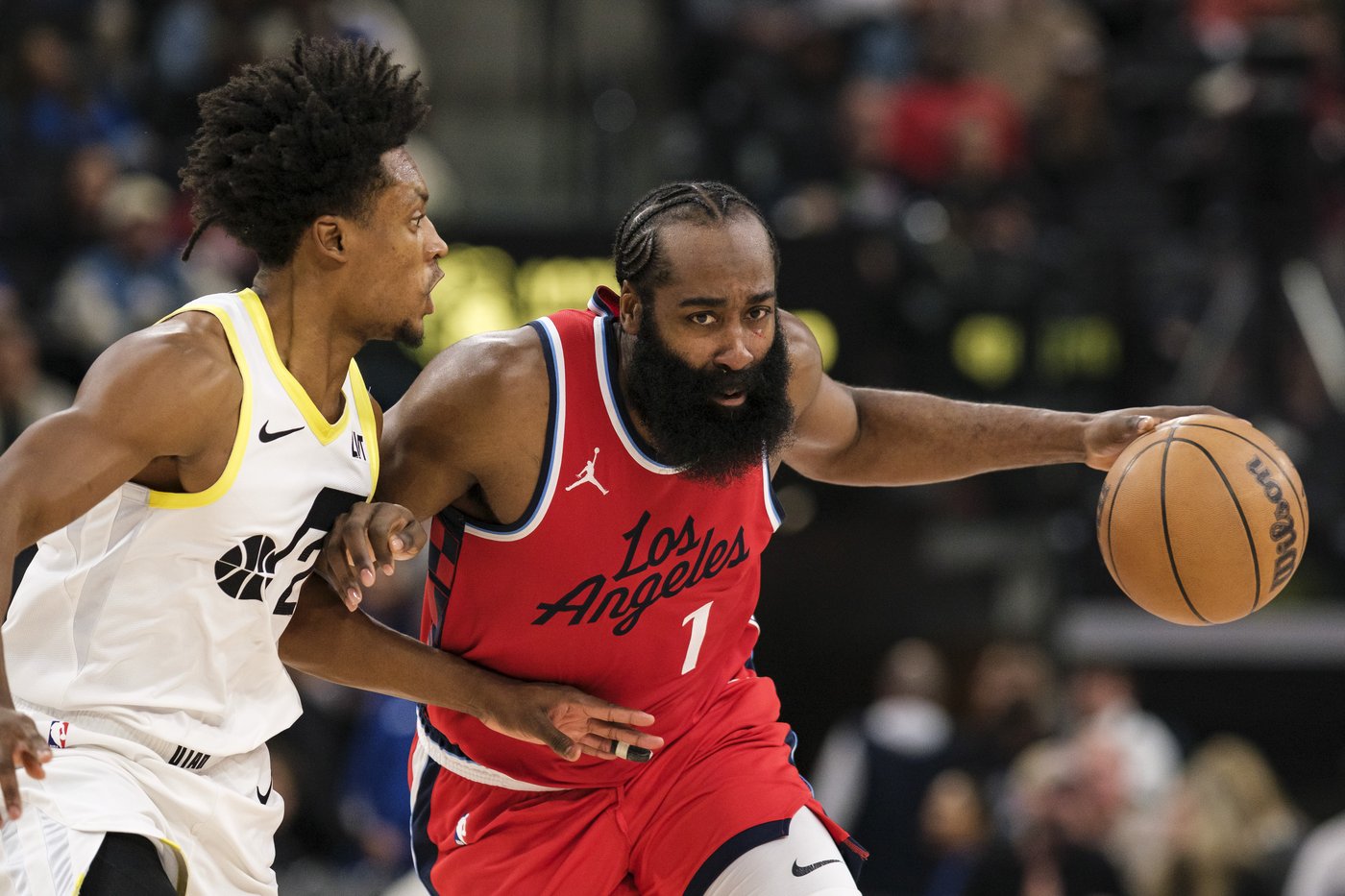 James Harden scores 24 of his 41 points in 1st quarter as Clippers beat Jazz 144-107 | iNFOnews.ca