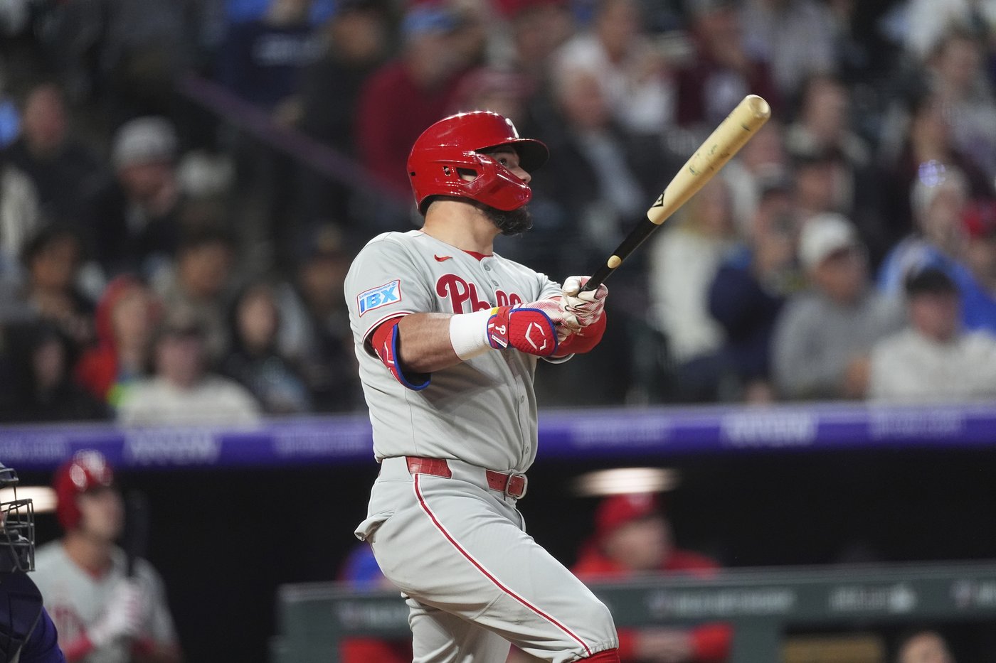 Kyle Schwarber, Bryce Harper help Phillies beat Rockies 7-4 for 5th straight victory | iNFOnews.ca Kyle Schwarber, Bryce Harper help Phillies beat Rockies 7-4 for 5th straight victory | iNFOnews.ca