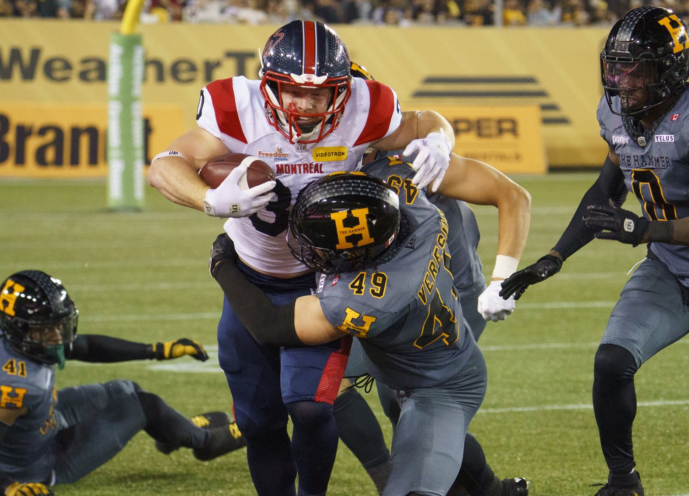 Rookie Devin Veresuk quickly showing why Ticats drafted him second overall this year | iNFOnews.ca