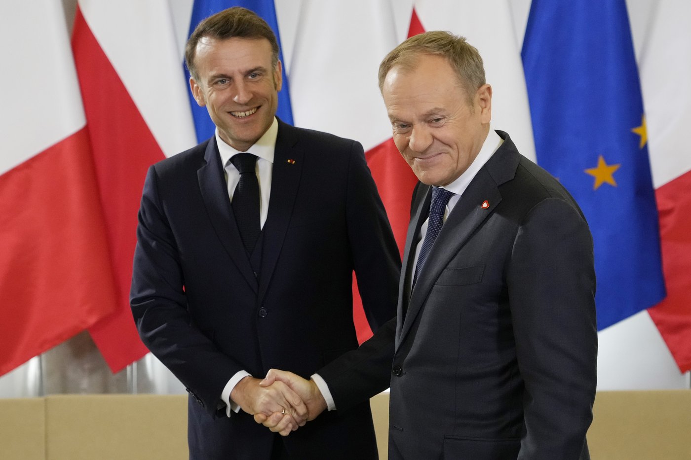 France's Macron and Poland's Tusk insist Ukraine must be at the heart of any potential peace talks | iNFOnews.ca