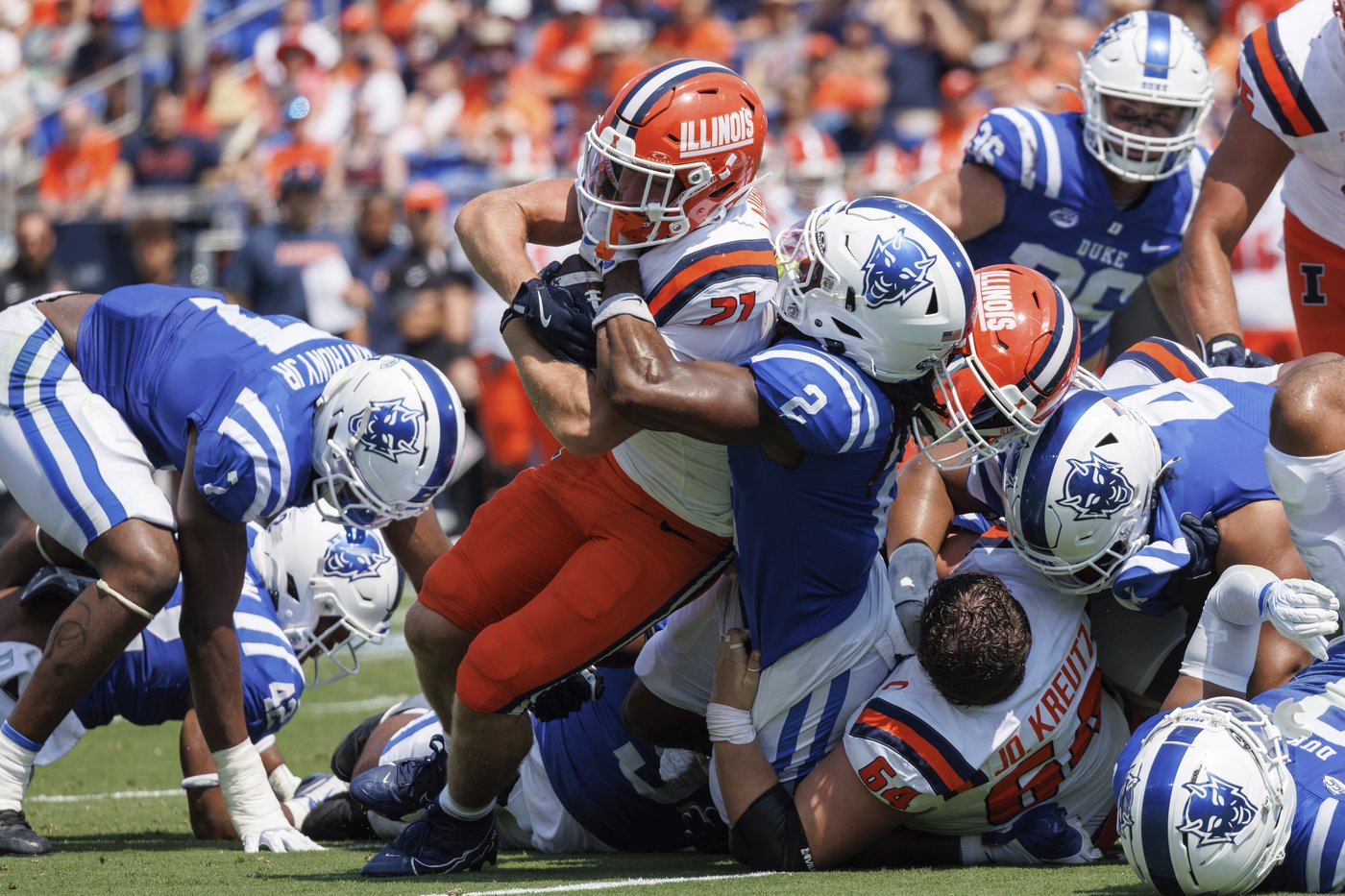 No. 11 Illinois takes over after halftime to beat mistake-prone Duke 45-19 for road win | iNFOnews.ca No. 11 Illinois takes over after halftime to beat mistake-prone Duke 45-19 for road win | iNFOnews.ca