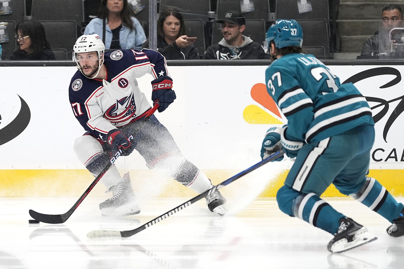 Celebrini returns from injury and Wennberg scores in OT to lift Sharks over Blue Jackets 2-1 | iNFOnews.ca Celebrini returns from injury and Wennberg scores in OT to lift Sharks over Blue Jackets 2-1 | iNFOnews.ca