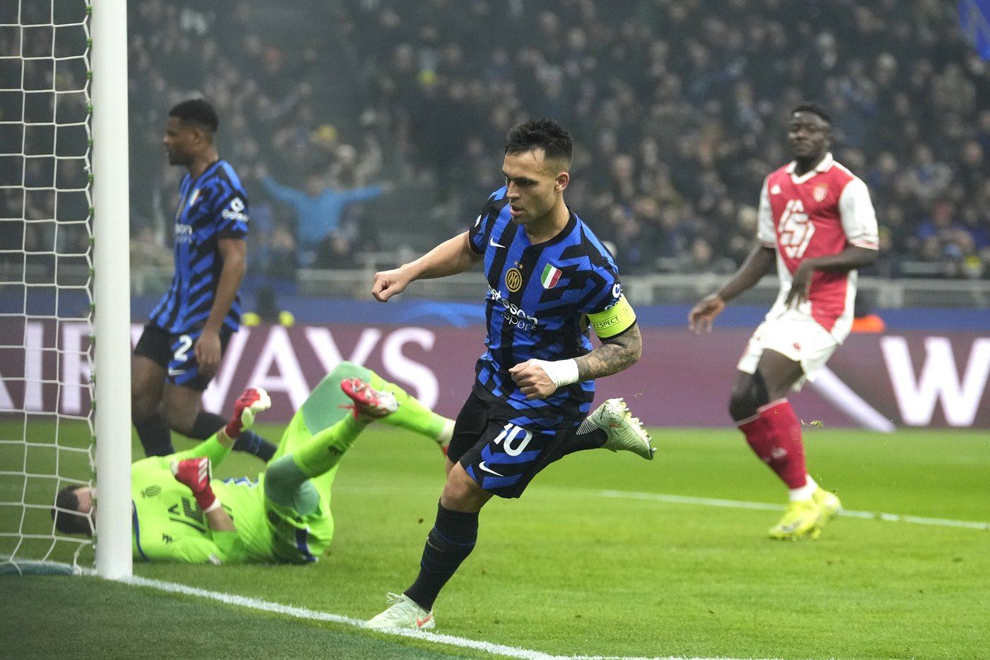 Lautaro becomes Inter's top goalscorer in Champions League with hat trick against Monaco | iNFOnews.ca