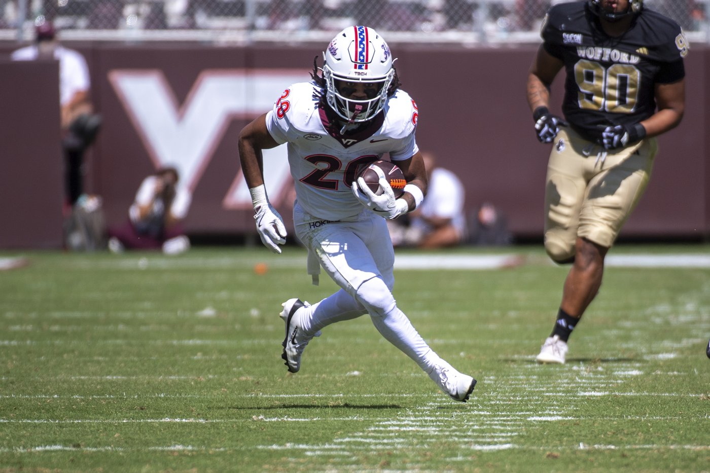 Kyron Drones, Hokies roll to 38-6 win over Wofford in first game under interim coach Montgomery | iNFOnews.ca