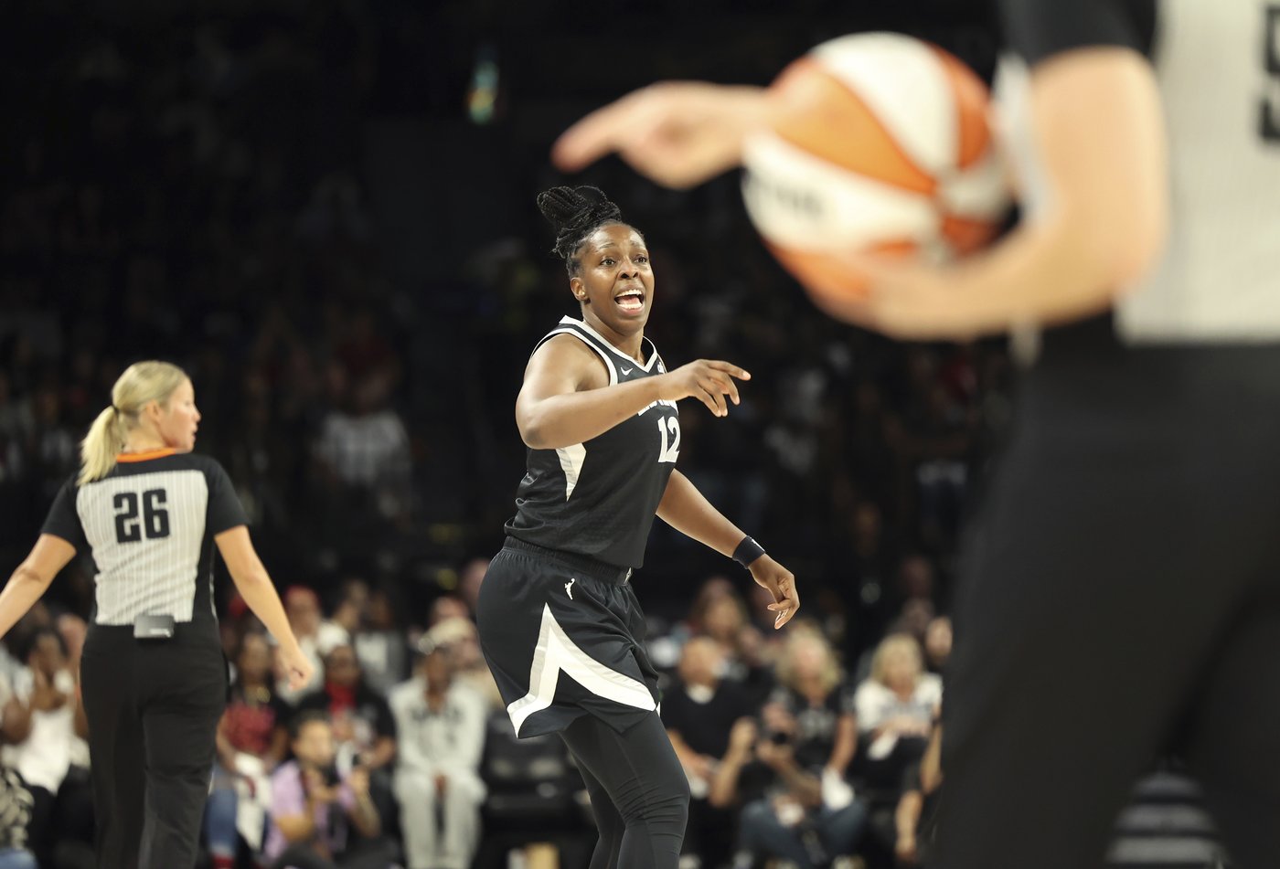 A'ja Wilson scores 21 after snagging third MVP award, helps Aces beat Storm 78-67 in playoff opener | iNFOnews.ca