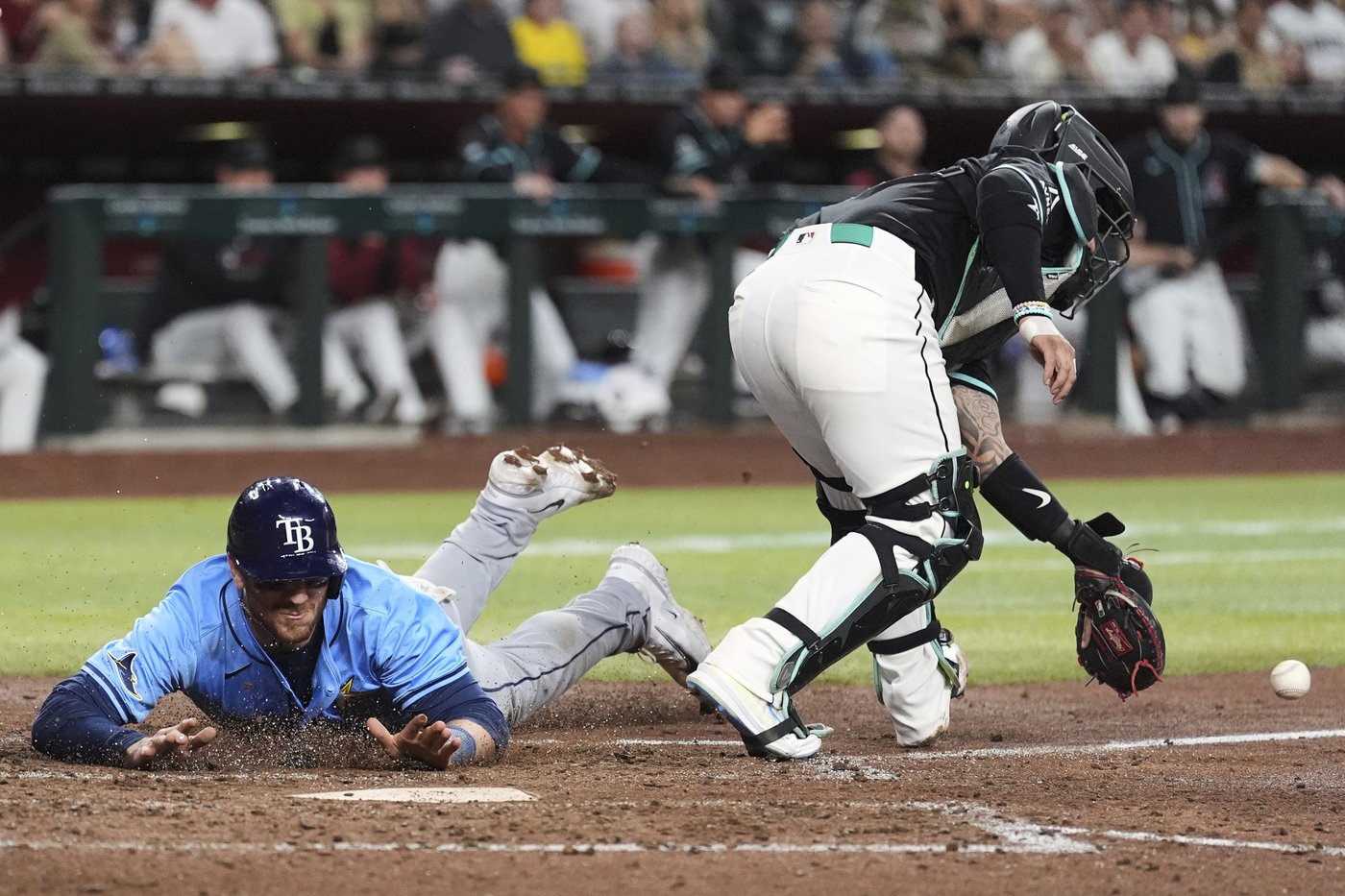 Rays outlast Diamondbacks 7-6 in 11 innings, overcoming Carroll's 2 HRs | iNFOnews.ca Rays outlast Diamondbacks 7-6 in 11 innings, overcoming Carroll's 2 HRs | iNFOnews.ca