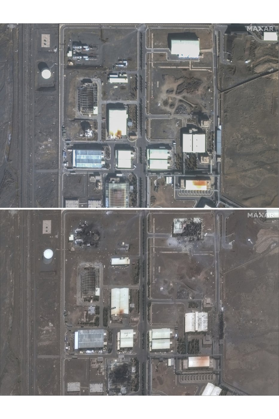 Satellite photos reveal damage to Iranian missile bases and nuclear facilities after Israeli strikes | iNFOnews.ca