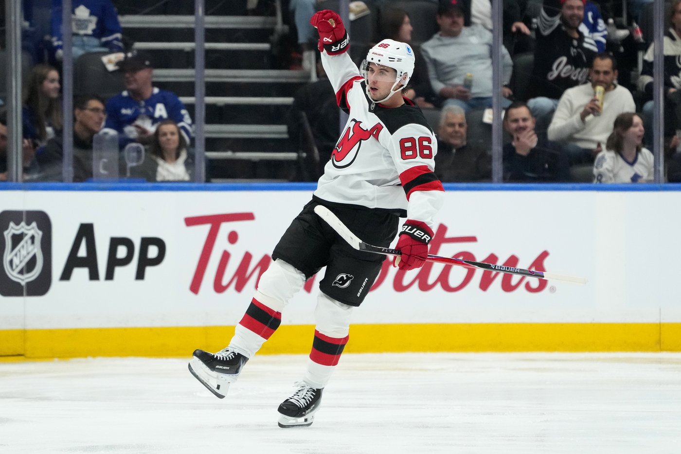 Celebrini, Cooley, Jack Hughes named NHL's three stars of the week | iNFOnews.ca