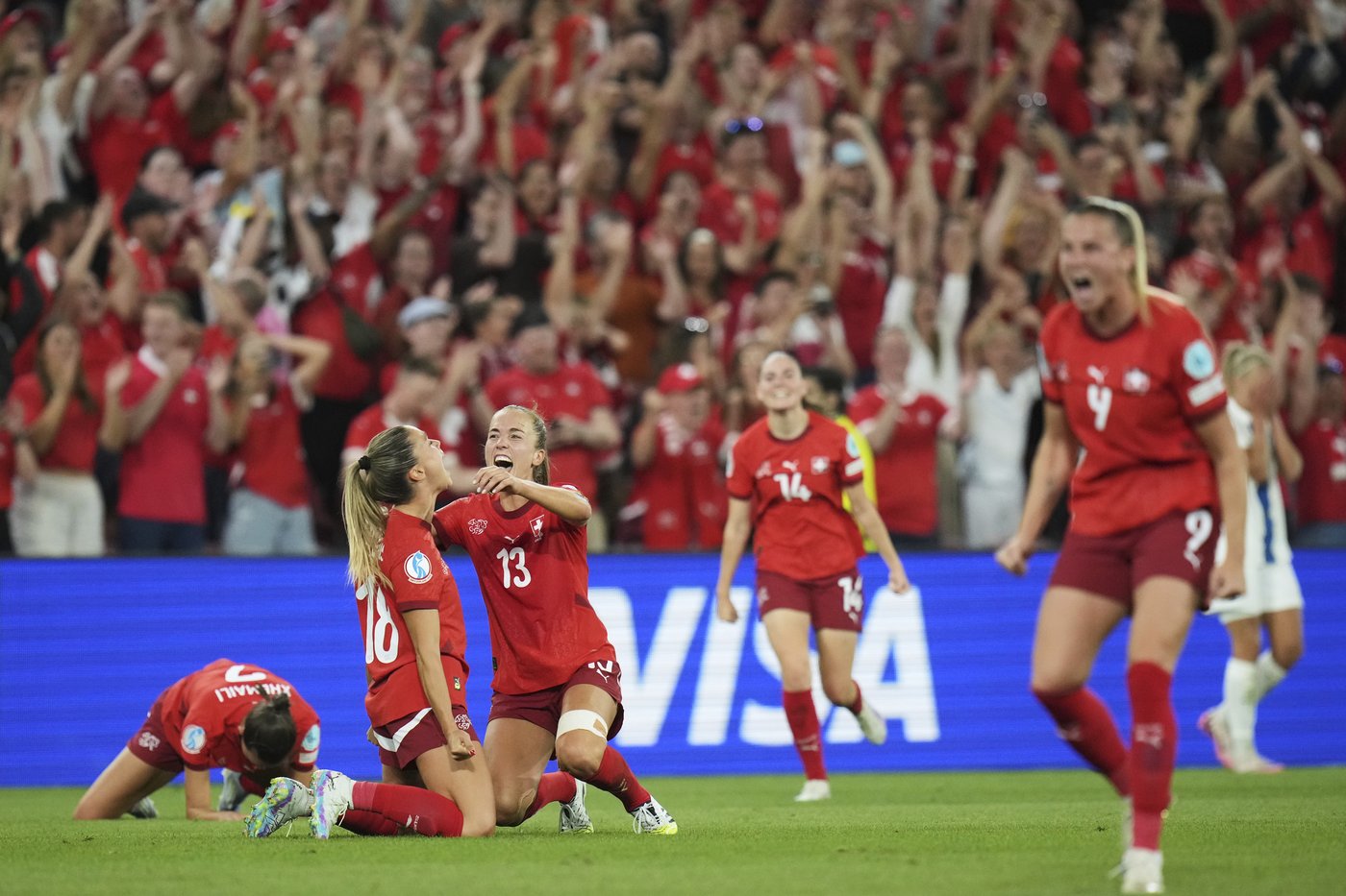 Euro 2025: Switzerland riding wild emotions on and off the field into quarterfinals debut | iNFOnews.ca