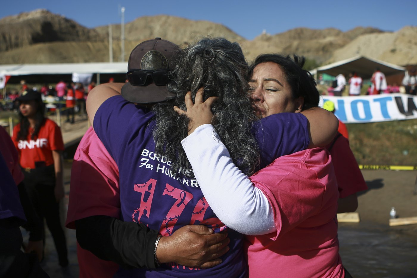 Nearly 200 families separated by US-Mexico border reunite briefly in annual event | iNFOnews.ca