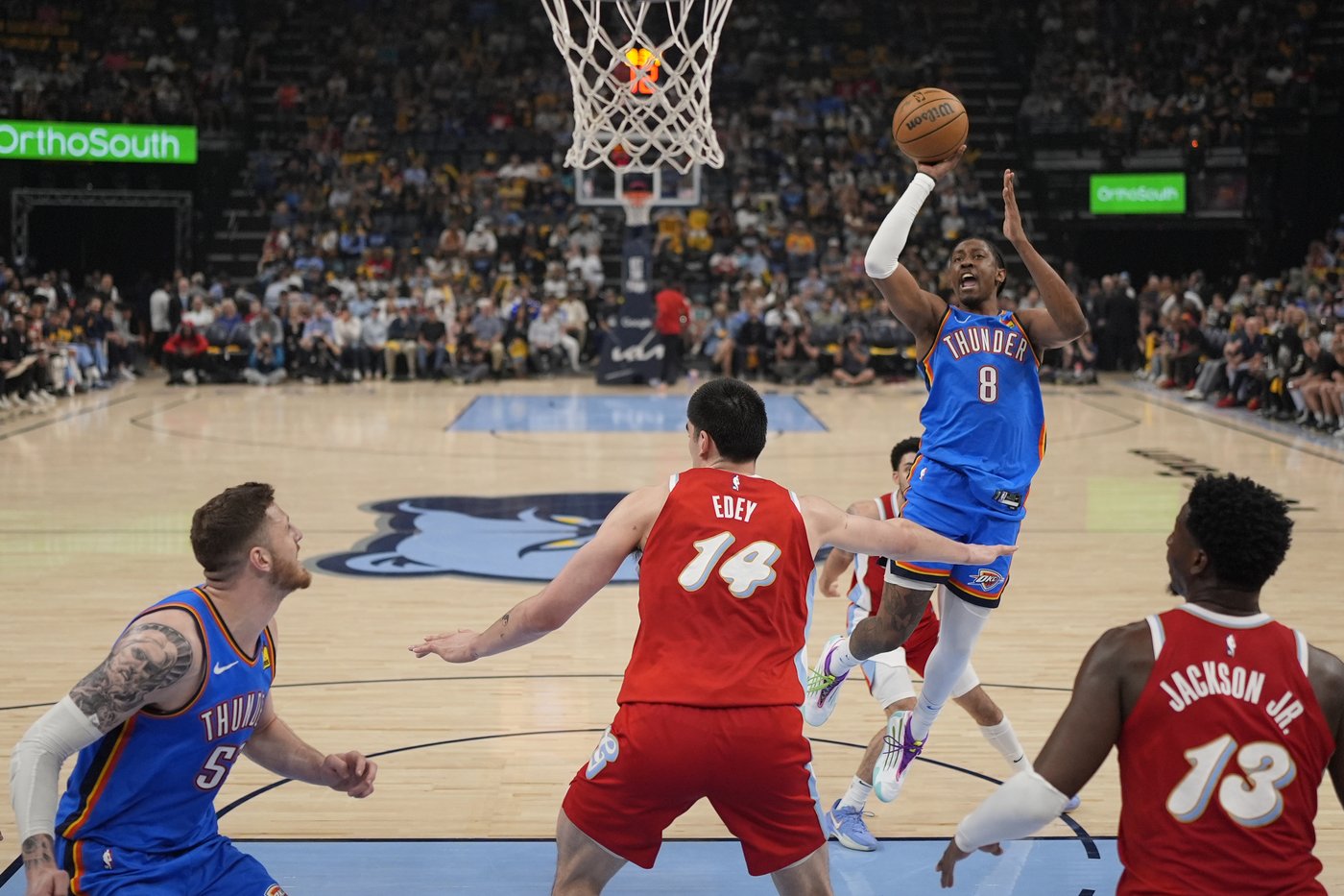 Thunder get time to rest after sweeping Grizzlies to become first team to reach 2nd round | iNFOnews.ca Thunder get time to rest after sweeping Grizzlies to become first team to reach 2nd round | iNFOnews.ca