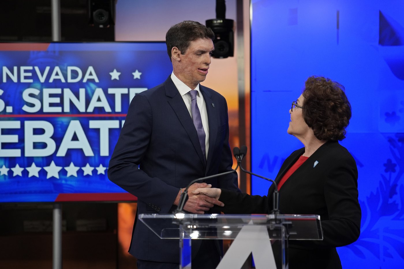 Nevada Senate opponents paint each other extremists but few fireworks in only Rosen, Brown debate | iNFOnews.ca Nevada Senate opponents paint each other extremists but few fireworks in only Rosen, Brown debate | iNFOnews.ca