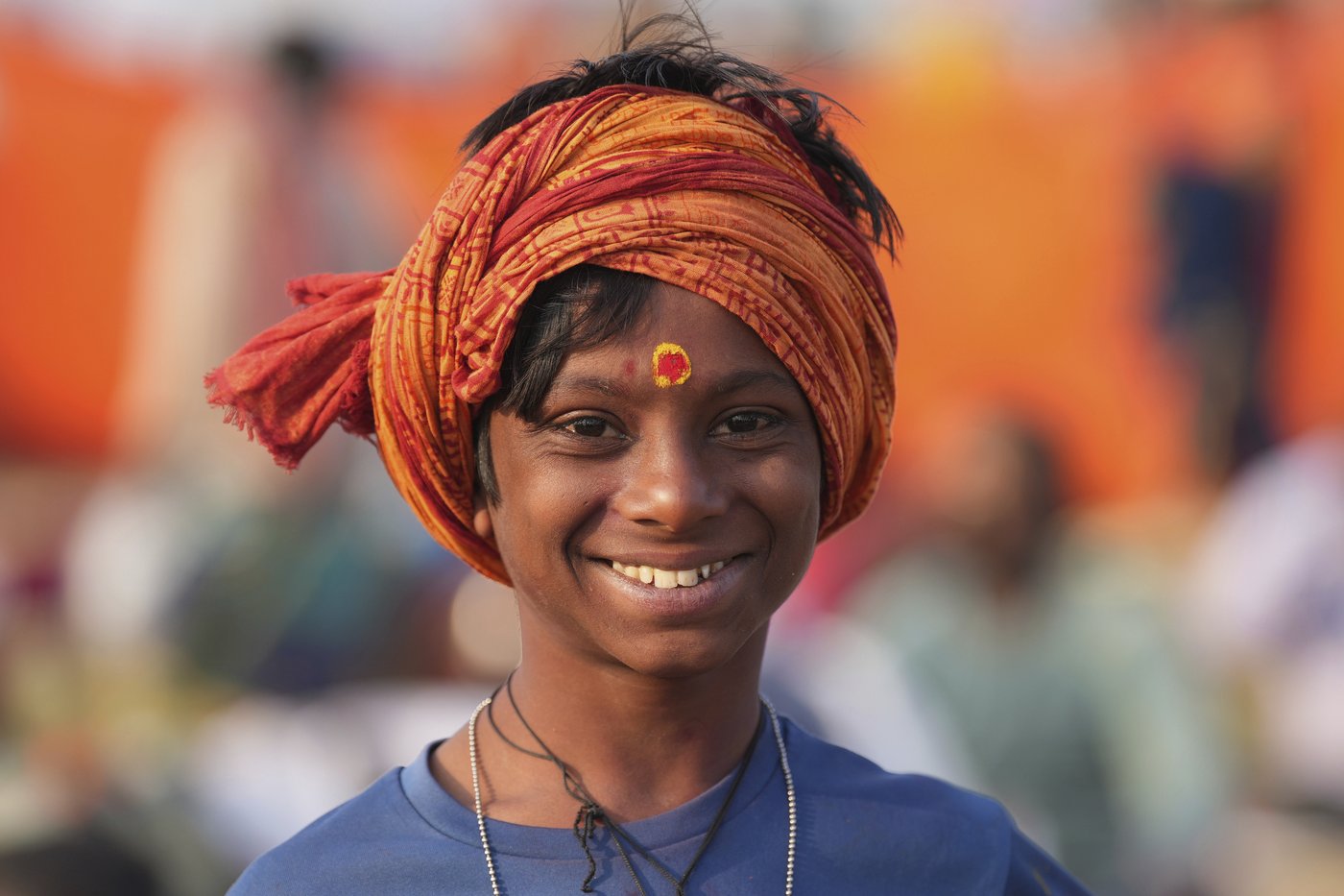 Sacred strokes of color on foreheads are a major display of Hinduism at India’s Maha Kumbh festival | iNFOnews.ca