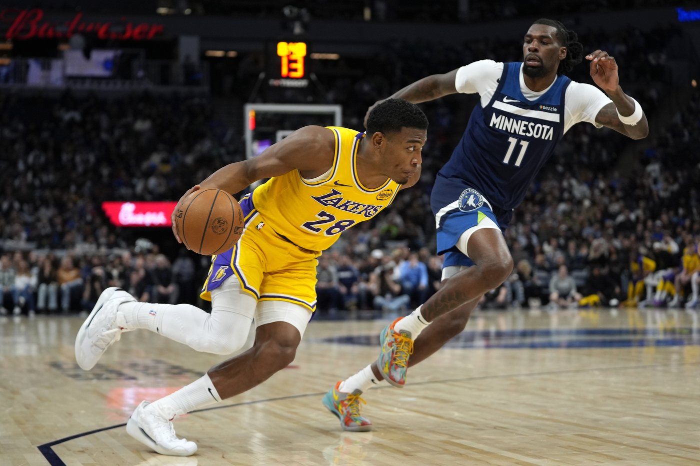 Timberwolves beat Lakers without LeBron James 97-87 with another defensive showing | iNFOnews.ca Timberwolves beat Lakers without LeBron James 97-87 with another defensive showing | iNFOnews.ca