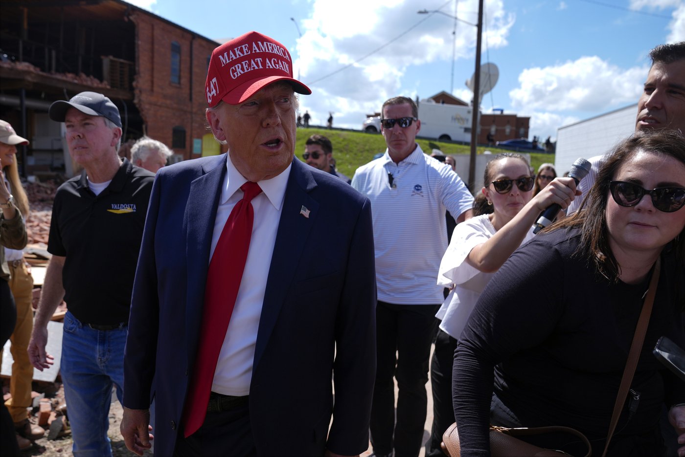 Trump makes false claims about federal response as he campaigns in area ravaged by Hurricane Helene | iNFOnews.ca
