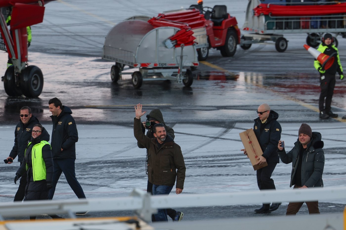 Donald Trump Jr. arrives in Greenland with a message from his dad: 'We’re going to treat you well' | iNFOnews.ca