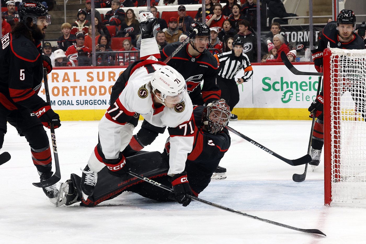 Spencer Martin notches 1st career shutout as Hurricanes put 4 past Senators | iNFOnews.ca