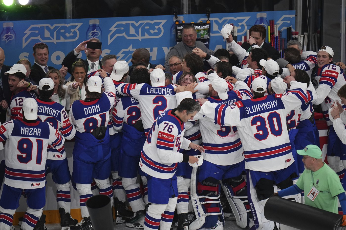 US wins 1st world hockey title since 1933 with 1-0 OT victory over Switzerland | iNFOnews.ca
