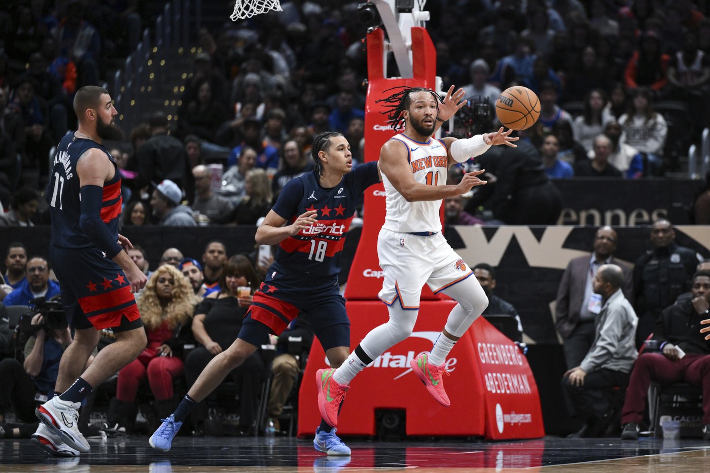 Jalen Brunson scores season-high 55 points in Knicks' 136-132 overtime win vs Wizards | iNFOnews.ca Jalen Brunson scores season-high 55 points in Knicks' 136-132 overtime win vs Wizards | iNFOnews.ca