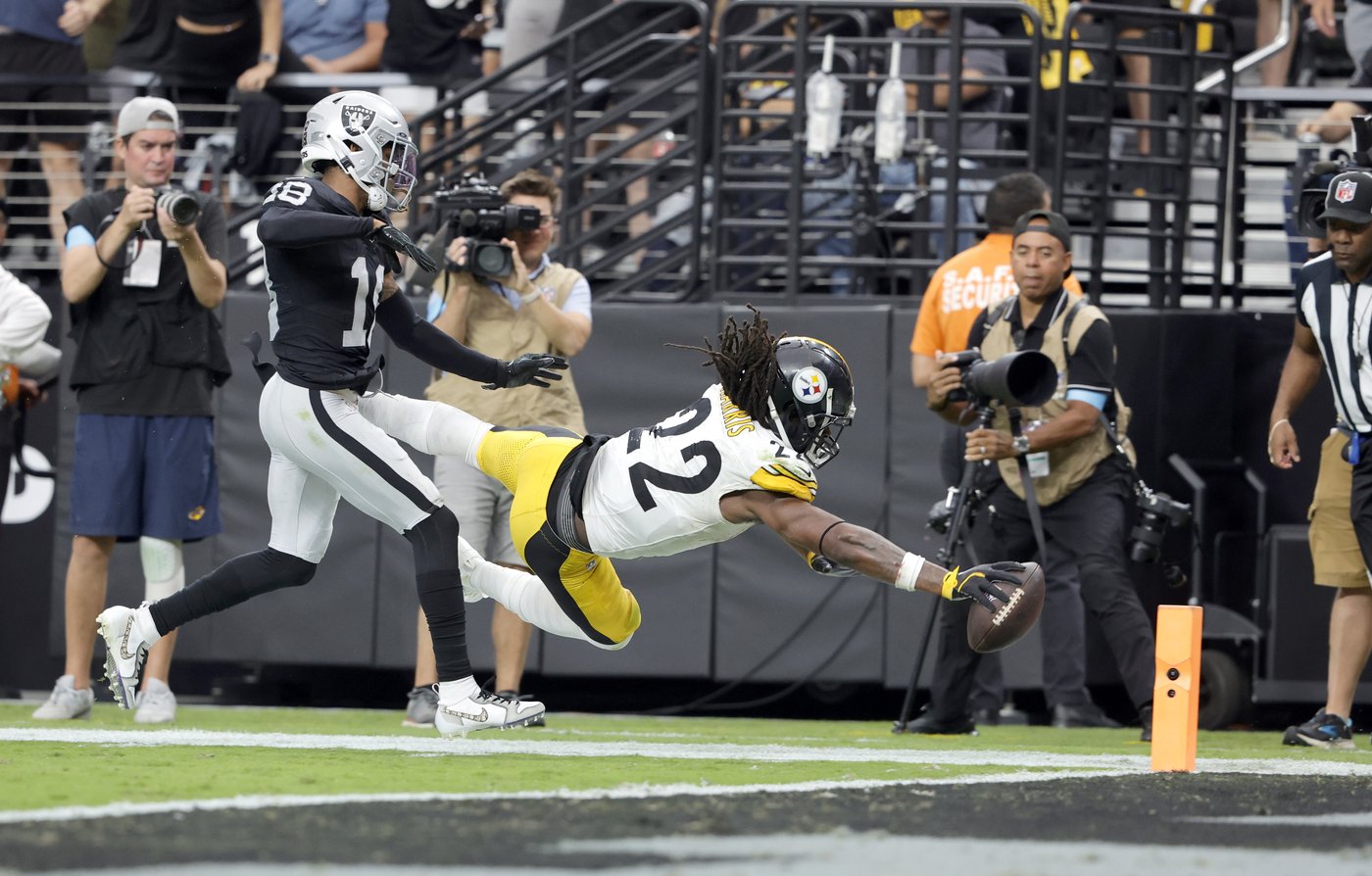 Najee Harris' first 100-yard rushing game this season lifts Steelers to 32-13 win over Raiders | iNFOnews.ca