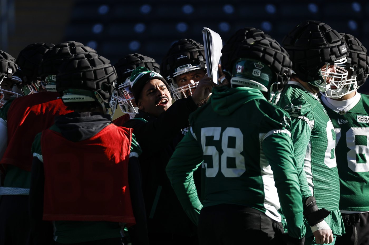 Former Bomber star Andrew Harris back in Winnipeg as a Roughrider coach | iNFOnews.ca Former Bomber star Andrew Harris back in Winnipeg as a Roughrider coach | iNFOnews.ca
