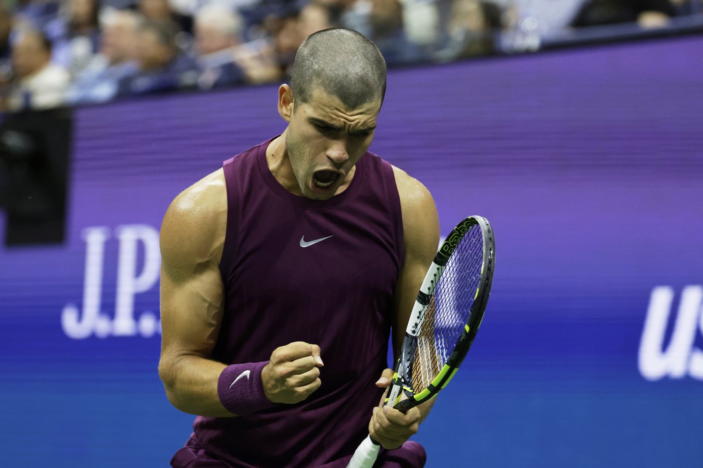 A cut above? Carlos Alcaraz's shaved head makes its US Open debut in his first-round win | iNFOnews.ca A cut above? Carlos Alcaraz's shaved head makes its US Open debut in his first-round win | iNFOnews.ca