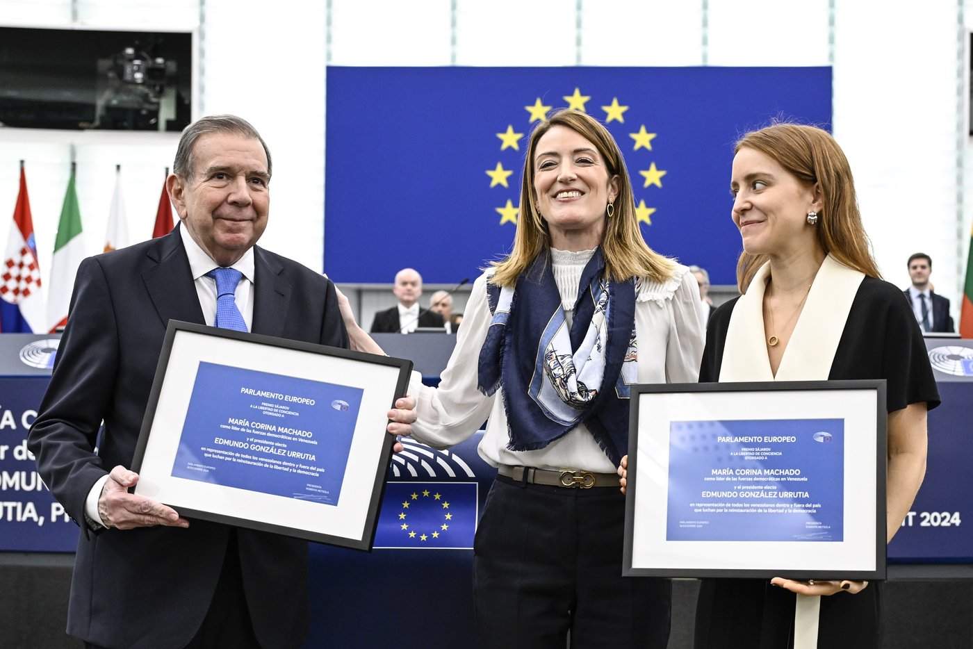 Venezuelan opposition leaders receive the European Union’s top human rights honor | iNFOnews.ca Venezuelan opposition leaders receive the European Union’s top human rights honor | iNFOnews.ca