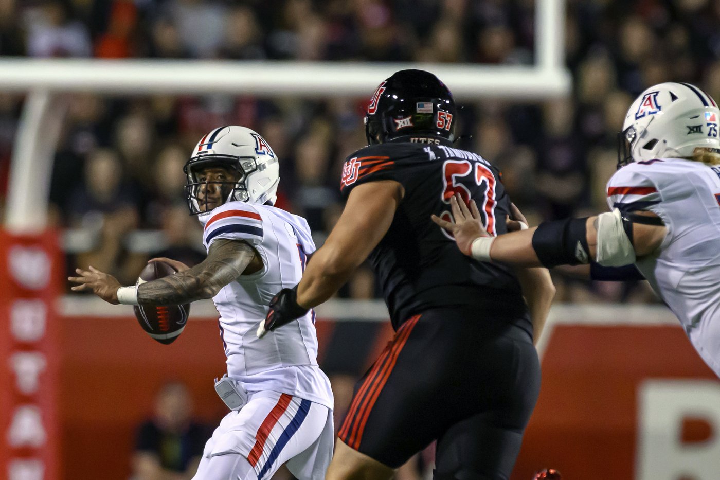 Fifita throws 2 TDs and Arizona's defense stops No. 10 Utah on four 4th downs in 23-10 win | iNFOnews.ca Fifita throws 2 TDs and Arizona's defense stops No. 10 Utah on four 4th downs in 23-10 win | iNFOnews.ca