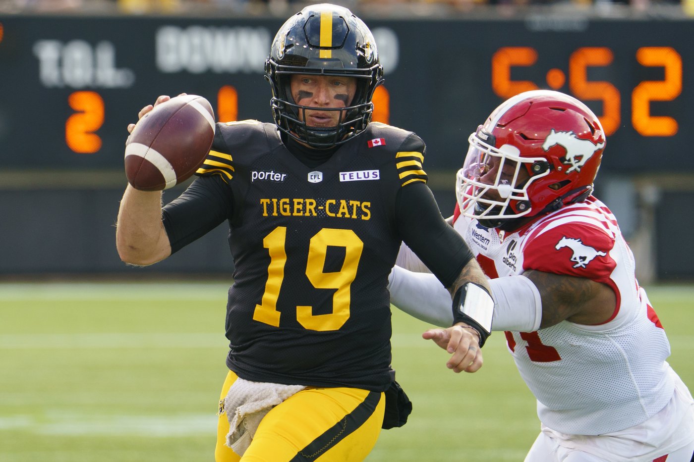 Ticats fail to lock down first pace in CFL East after 37-20 loss to Stampeders | iNFOnews.ca