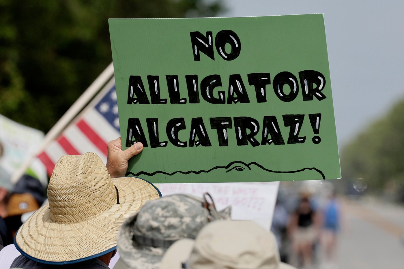 Protesters line highway in Florida Everglades to oppose 'Alligator Alcatraz' | iNFOnews.ca Protesters line highway in Florida Everglades to oppose 'Alligator Alcatraz' | iNFOnews.ca