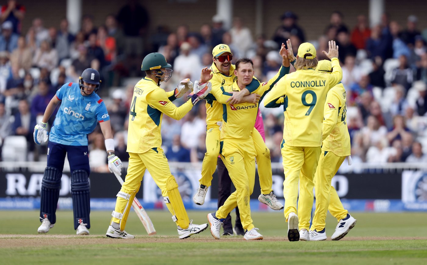 Travis Head smashes career-best 154 not out as Australia chases down 316 to beat England in 1st ODI | iNFOnews.ca