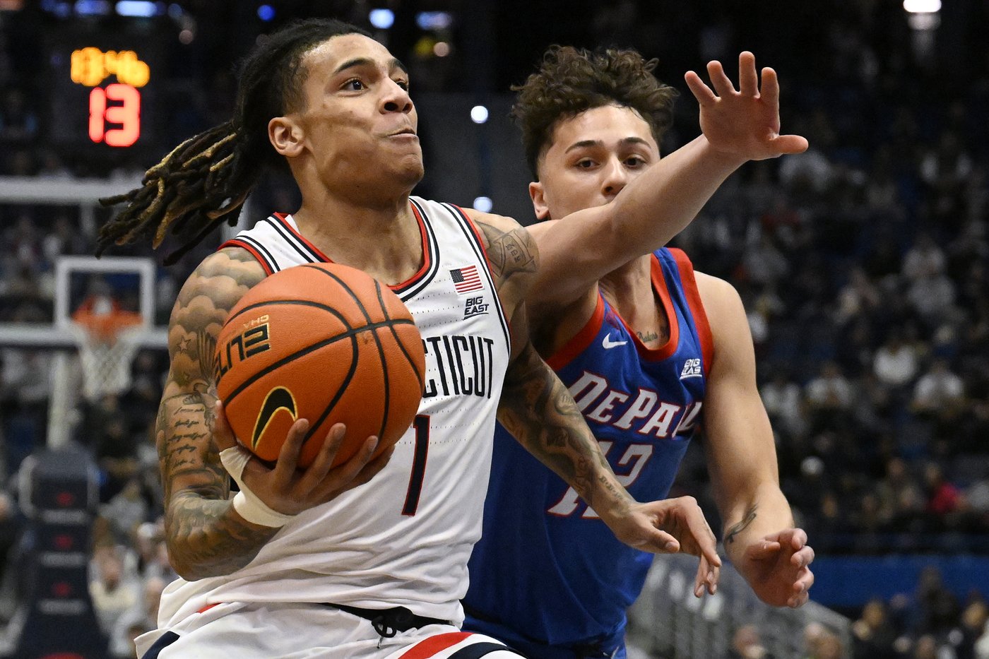 Ball and Reed help No. 25 UConn erase a 14-point deficit to top DePaul 72-61 | iNFOnews.ca