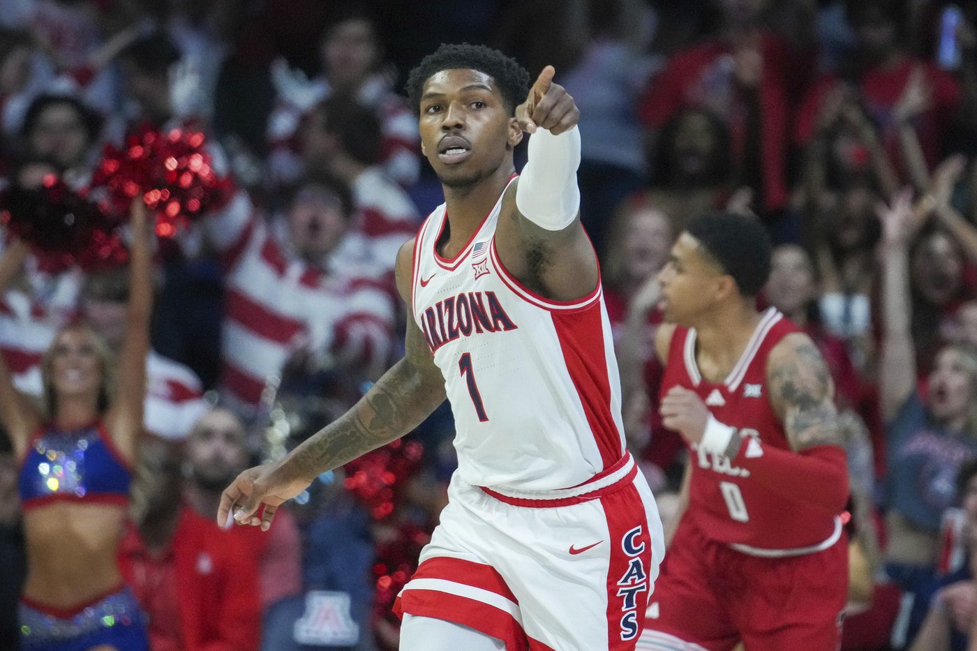 No. 20 Arizona avenge its only Big 12 loss with an 82-73 victory over No. 13 Texas Tech | iNFOnews.ca