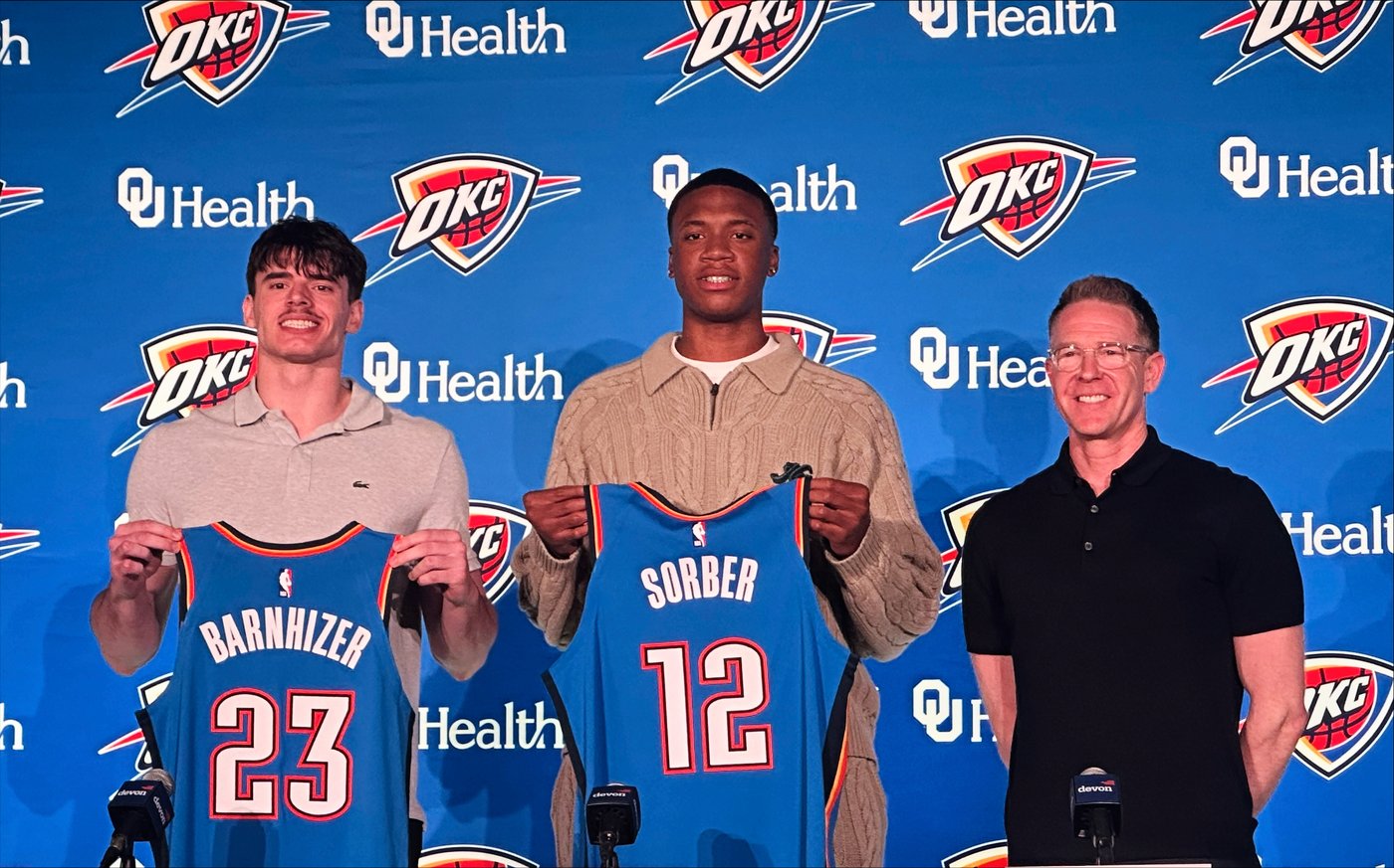 Draft picks Sorber and Barnhizer embrace Thunder culture | iNFOnews.ca