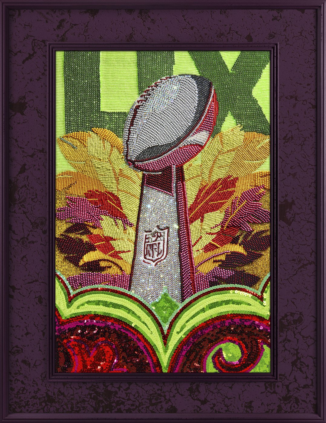 Super Bowl artist weaves Black Masking culture into vibrant logo and theme art for NFL global stage | iNFOnews.ca Super Bowl artist weaves Black Masking culture into vibrant logo and theme art for NFL global stage | iNFOnews.ca