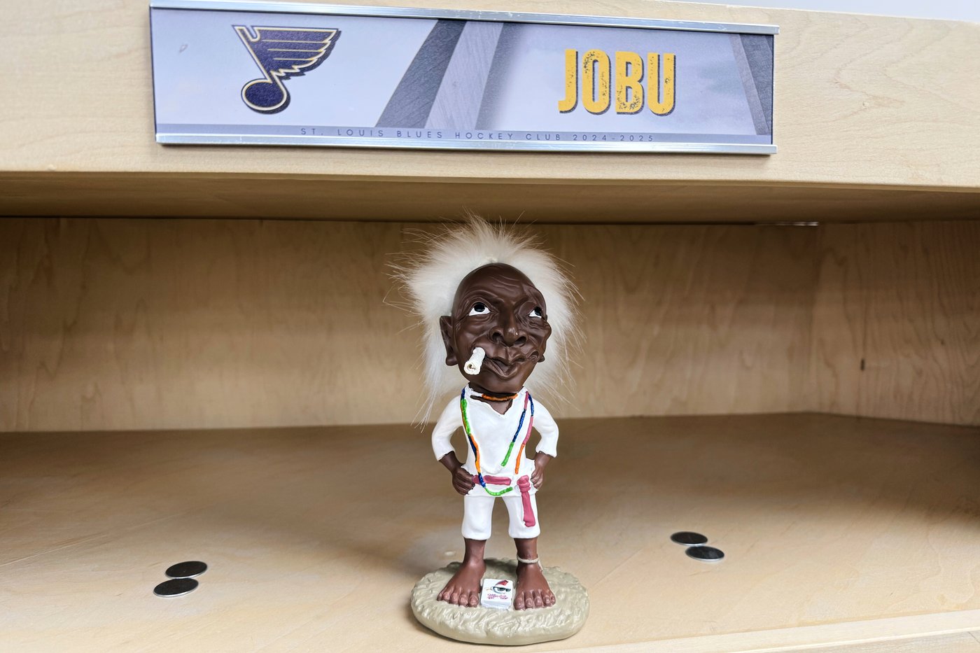 Meet Jobu, the good luck charm behind the St. Louis Blues' late-season run to the playoffs | iNFOnews.ca Meet Jobu, the good luck charm behind the St. Louis Blues' late-season run to the playoffs | iNFOnews.ca