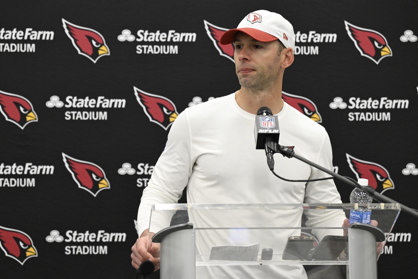 Like a football off McBride's helmet, the Cardinals aren't getting many lucky bounces these days | iNFOnews.ca Like a football off McBride's helmet, the Cardinals aren't getting many lucky bounces these days | iNFOnews.ca