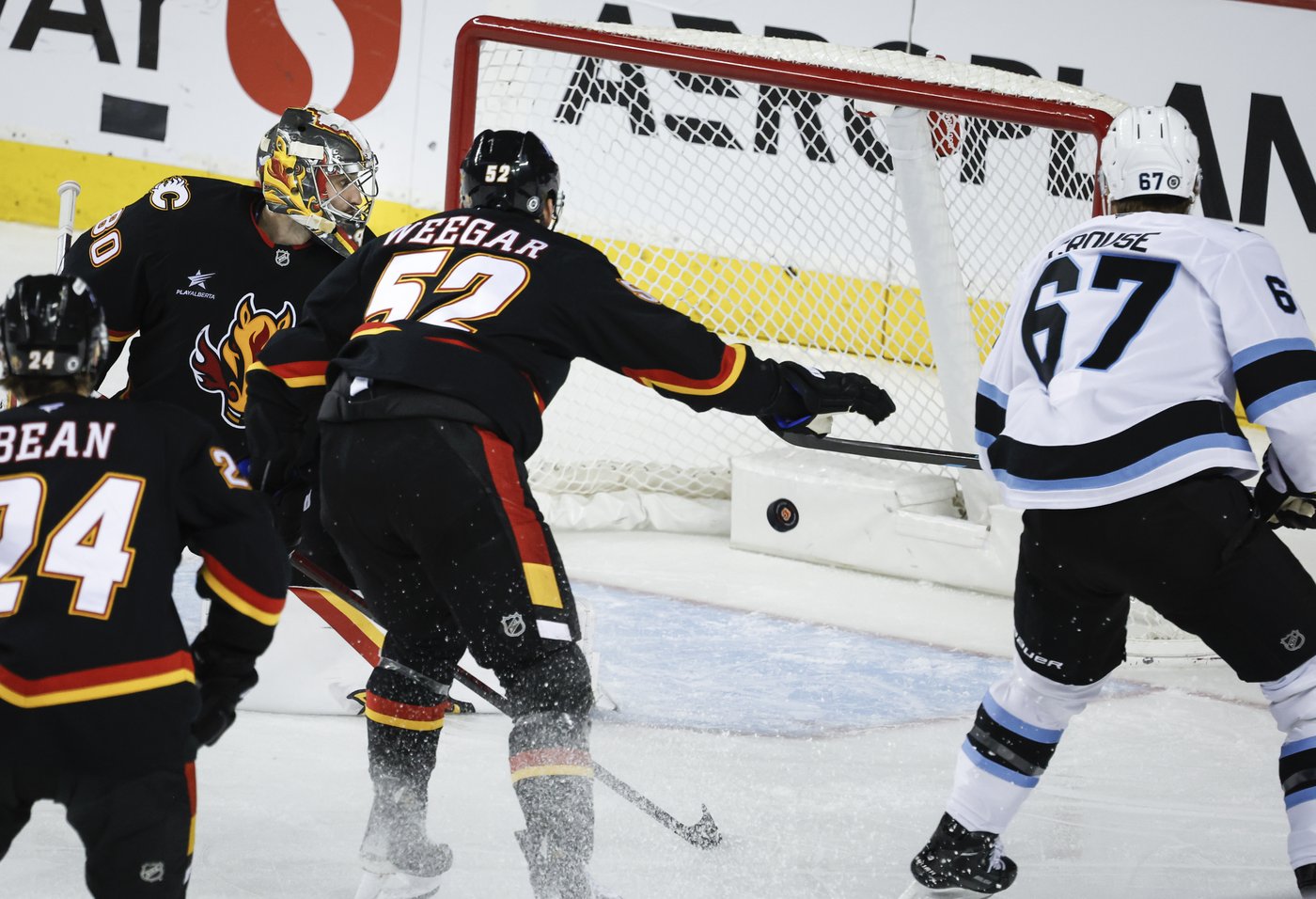Utah Hockey Club's Crouse snaps scoring skid with big performance against Flames | iNFOnews.ca Utah Hockey Club's Crouse snaps scoring skid with big performance against Flames | iNFOnews.ca